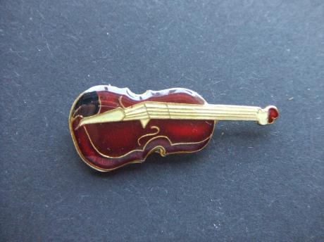 Viool snaarinstrument rood bruin